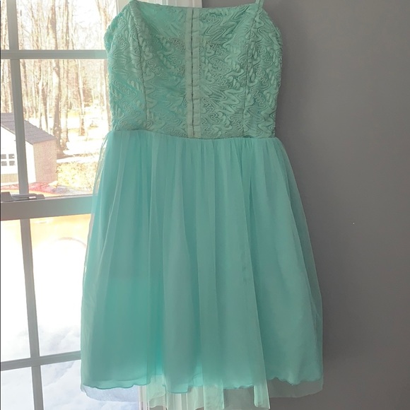 City Triangles Mint Green Homecoming Dress - Picture 3 of 6